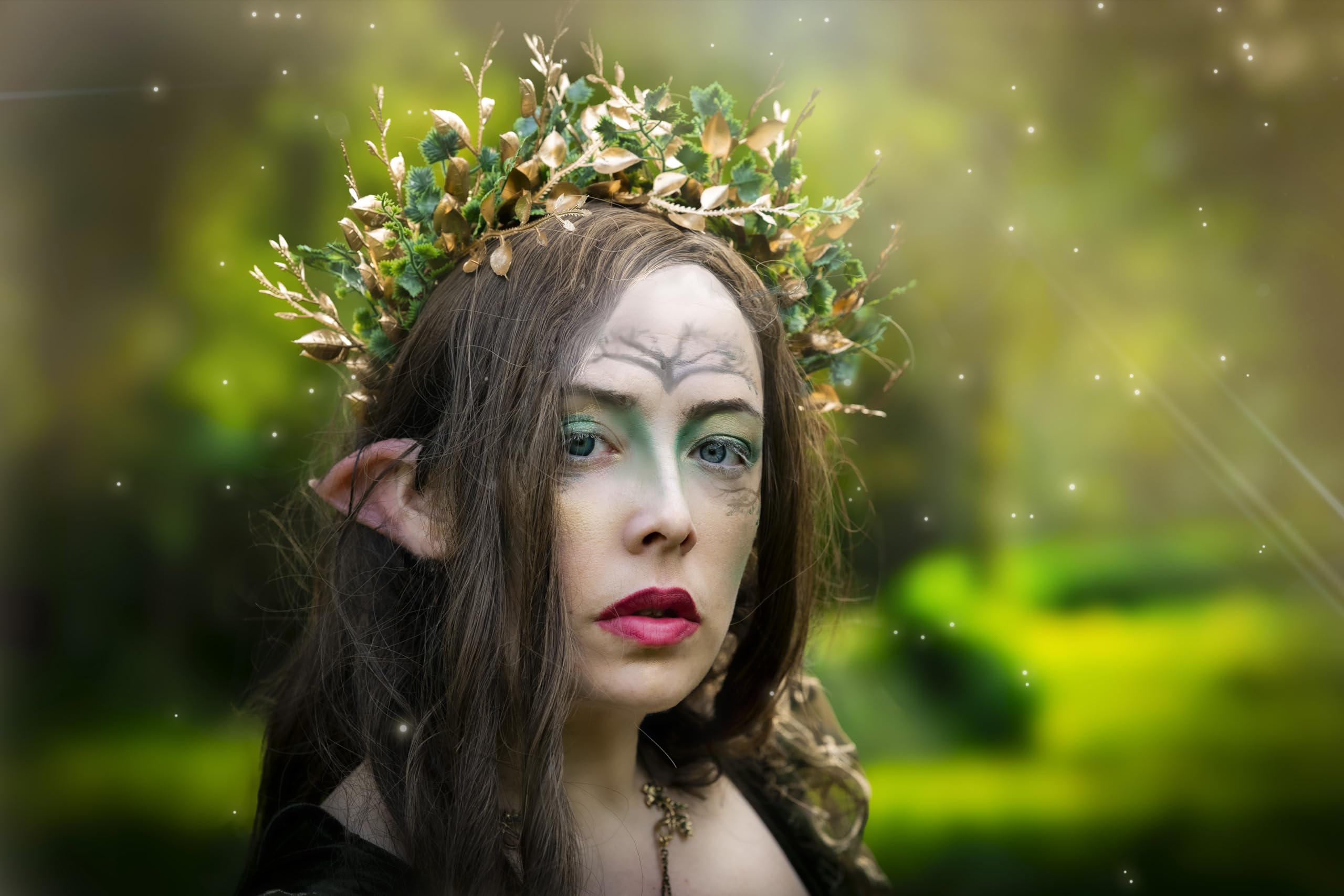 MOSTORY renaissance forest headband perfect for cosplay and Renaissance fairs