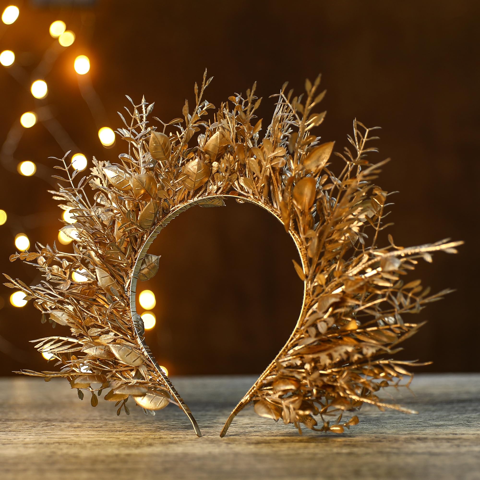 MOSTORY Flower halo crown elevates cosplay and photoshoots with a timeless, regal vibe.