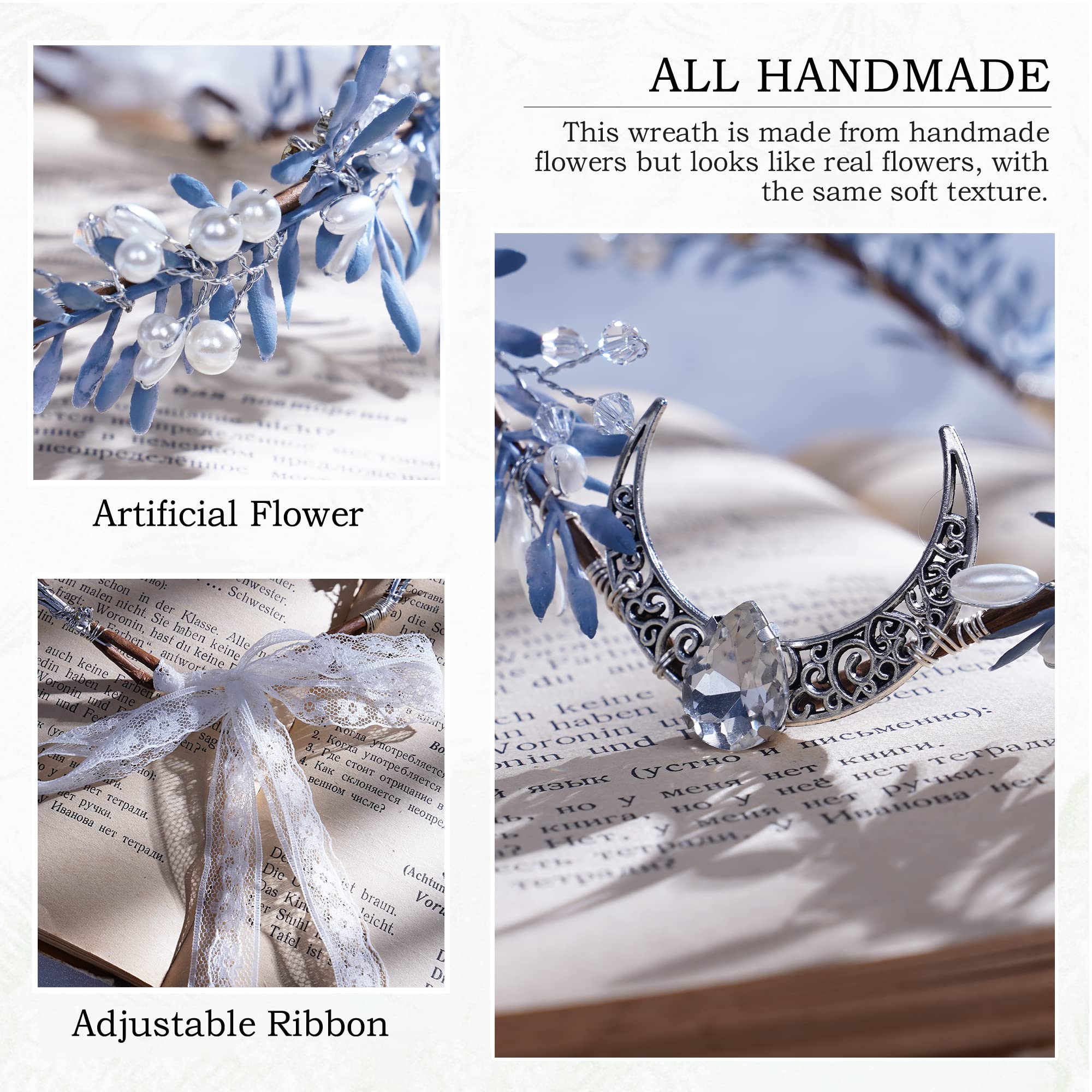 MOSTORY silver crown suits Renaissance Halloween cosplay with subtle shimmer
