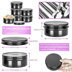 MotBach aluminum tin cans offer durable storage for cosmetics and spices.