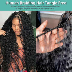 MOTFIN silky texture braiding hair for smooth, tangle-free braids