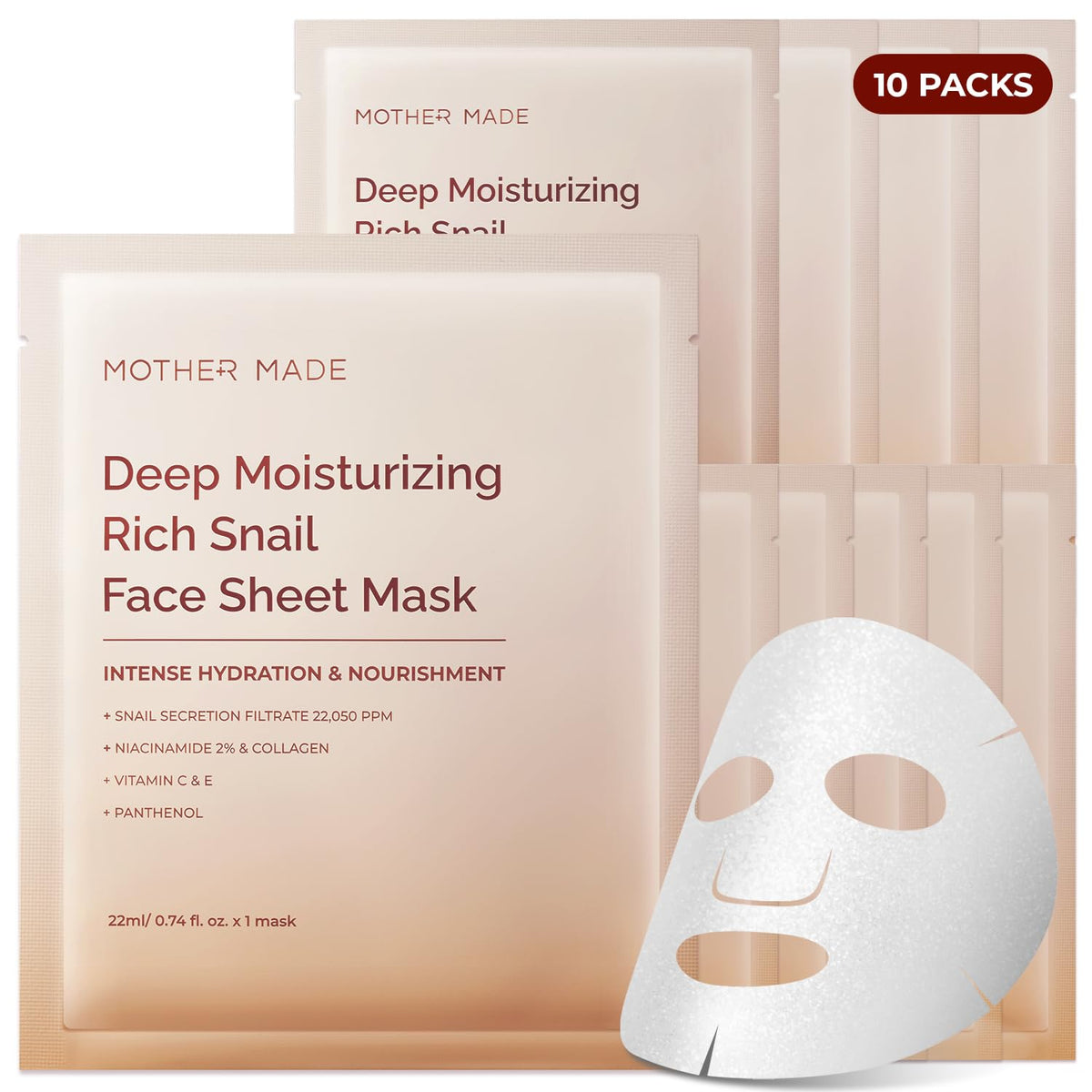 Mother Made glowing glass skin mask delivers deep hydration for dry skin.