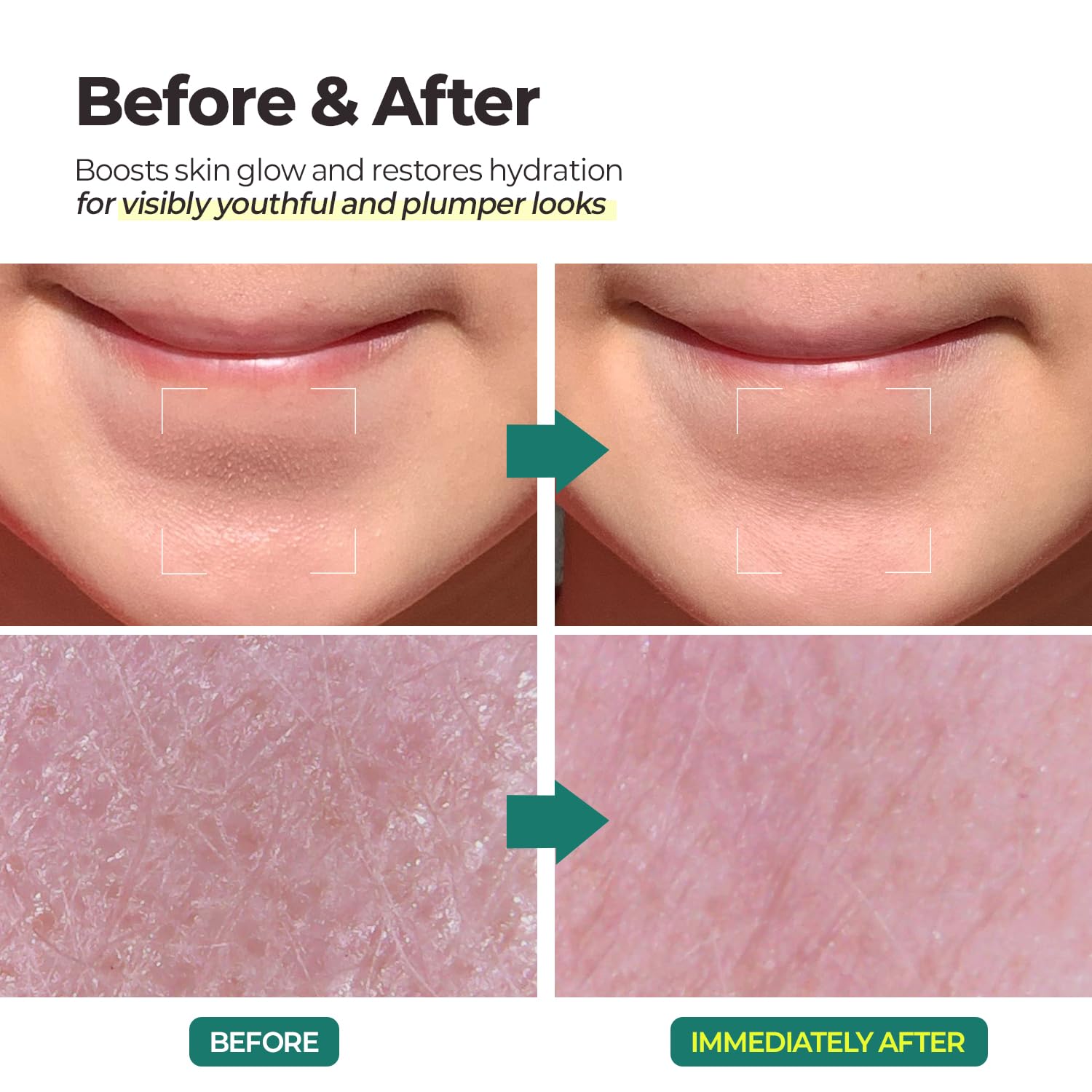 MOTHER MADE LHA exfoliating aqua peel gel massage motion highlights skin prep benefits.