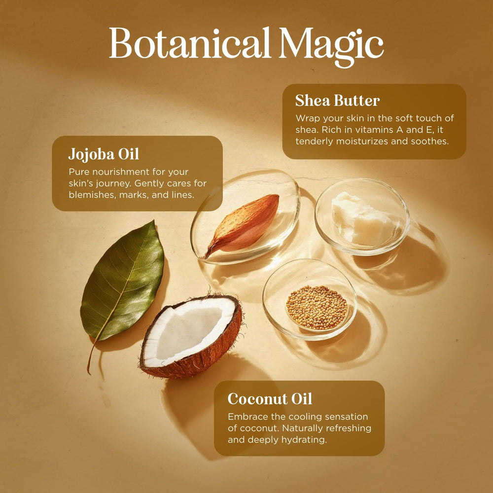 Mother Moon rosehip oil blend bottle emphasizing botanical hydration benefits