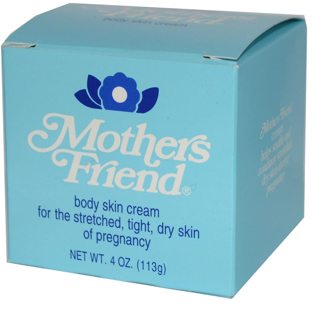 Mothers Cherioll Mothers Friend cream bottle closeup showcases soothing hydration for pregnancy skin.