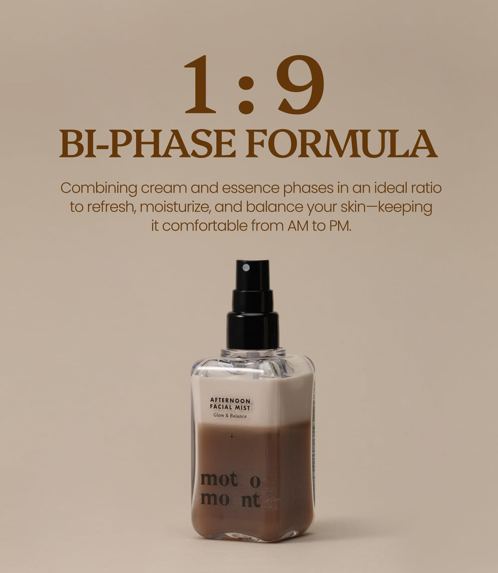 Motomont Hyaluronic Acid boost for enhanced hydration in the mist.