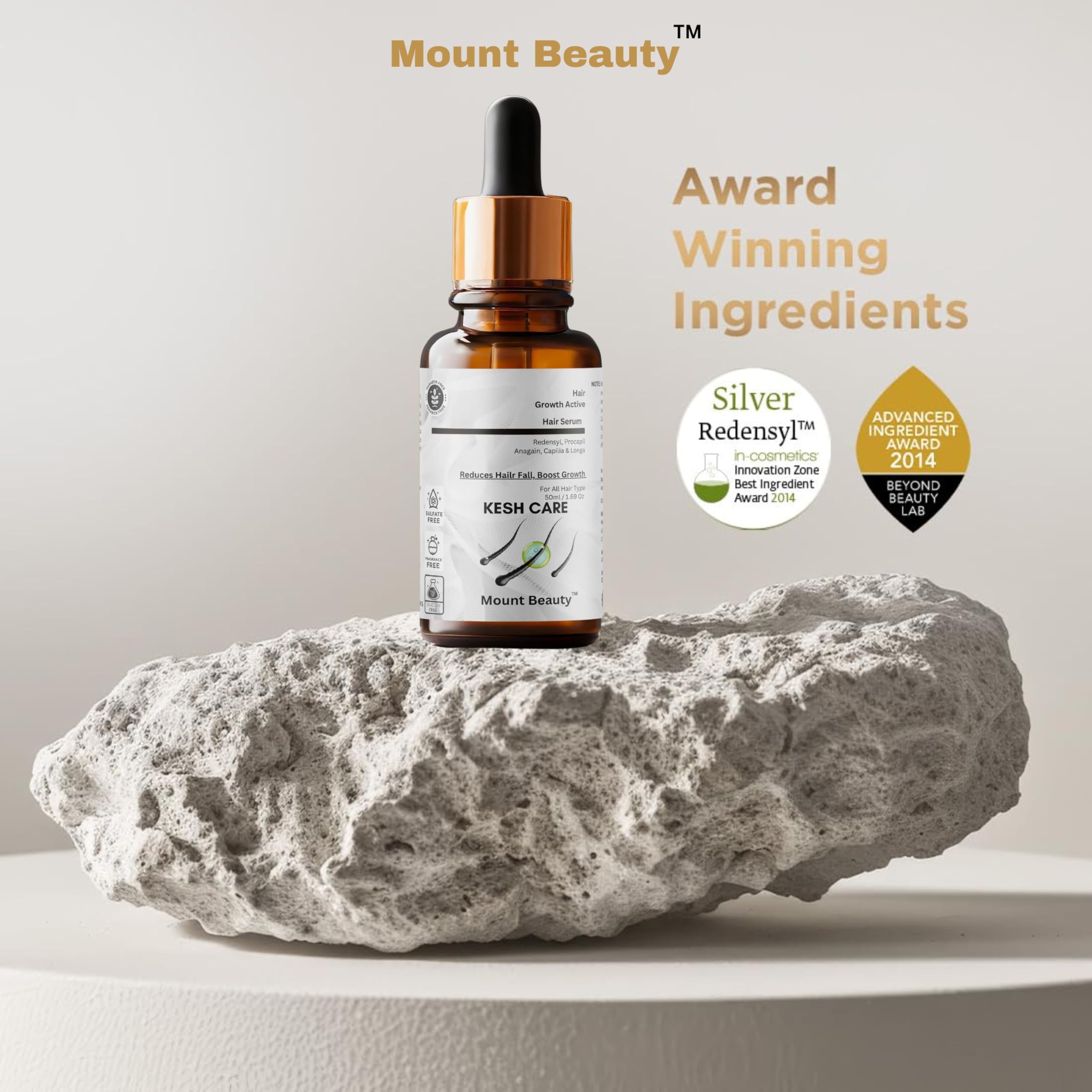 Apply to the scalp for targeted stimulation and vitality
