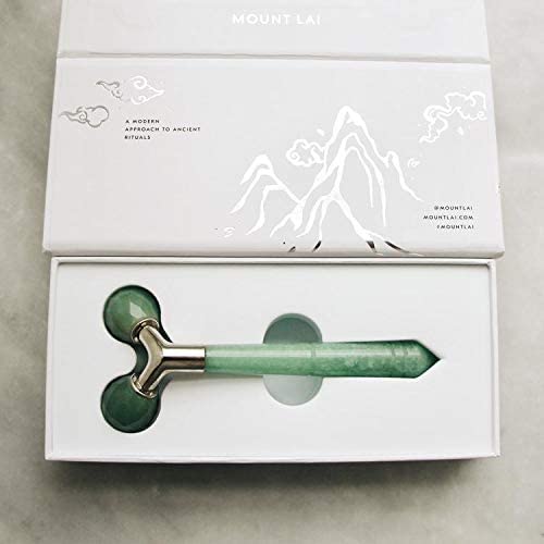 Mount Lai jade massager fits into a relaxing at-home skincare routine.