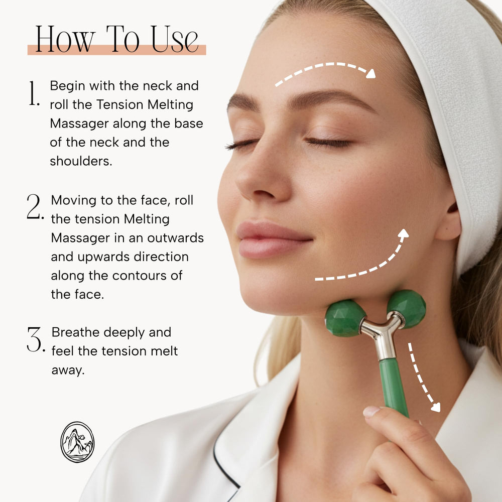 Mount Lai 100% natural jade material enhances skincare rituals.