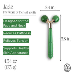 Mount Lai Jade massage tool with warming feature for soothing skin.