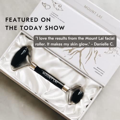 Mount Lai Obsidian Roller for face massage and facial contouring