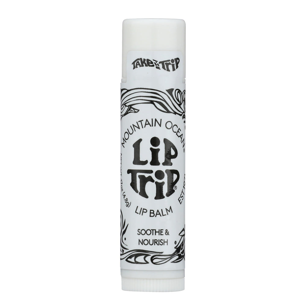 Mountain Ocean Original Skin Trip lip balm tube for long-lasting hydration.