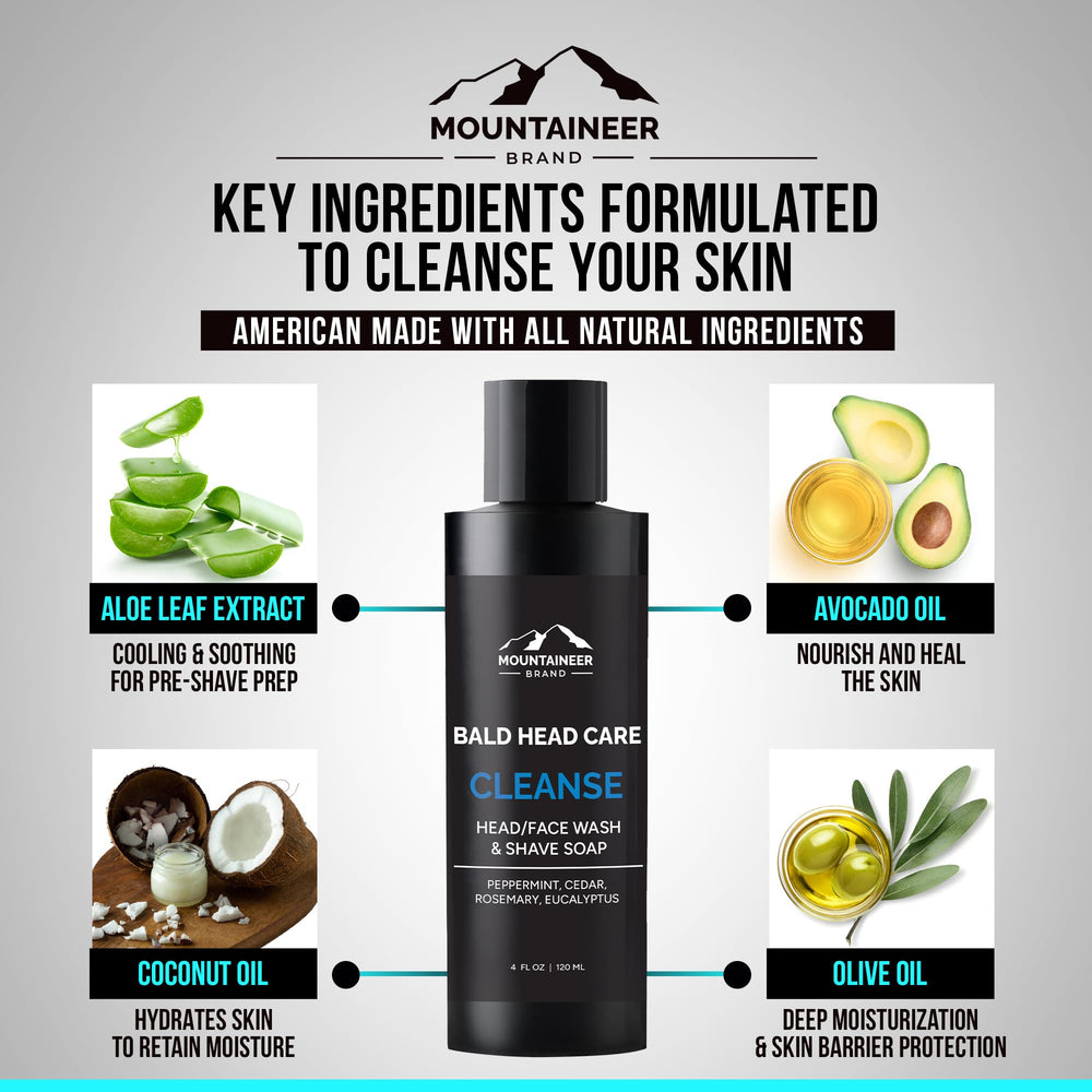 Fresh natural scent evokes outdoorsy vibes during grooming.
