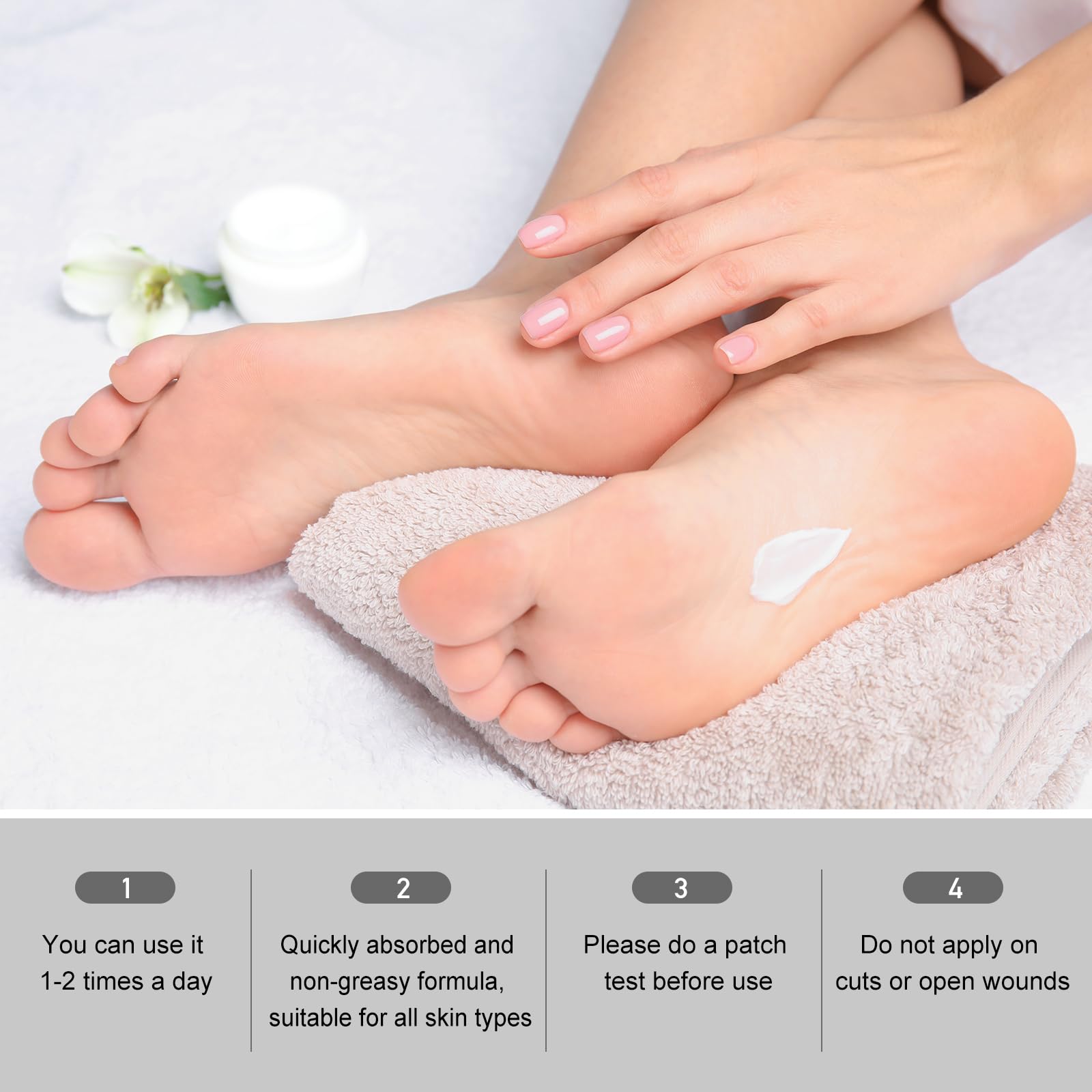 Mouriven Urea Cream 40% product on shelf signaling premium foot care