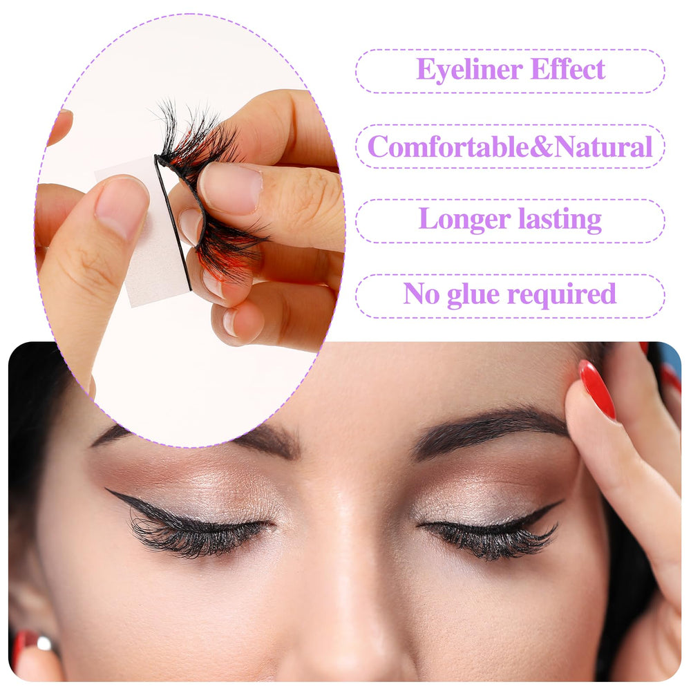 Mozeat Lens adhesive strips can be applied without glue for fast results