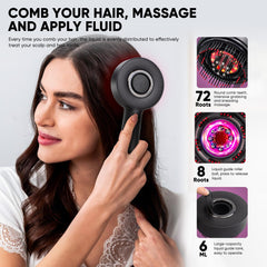 MPADQ IPX7 waterproof head massager designed for easy cleansing after use
