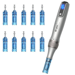 MPK Dr Pen M8S needle-tip close-up for gentle at-home skincare.