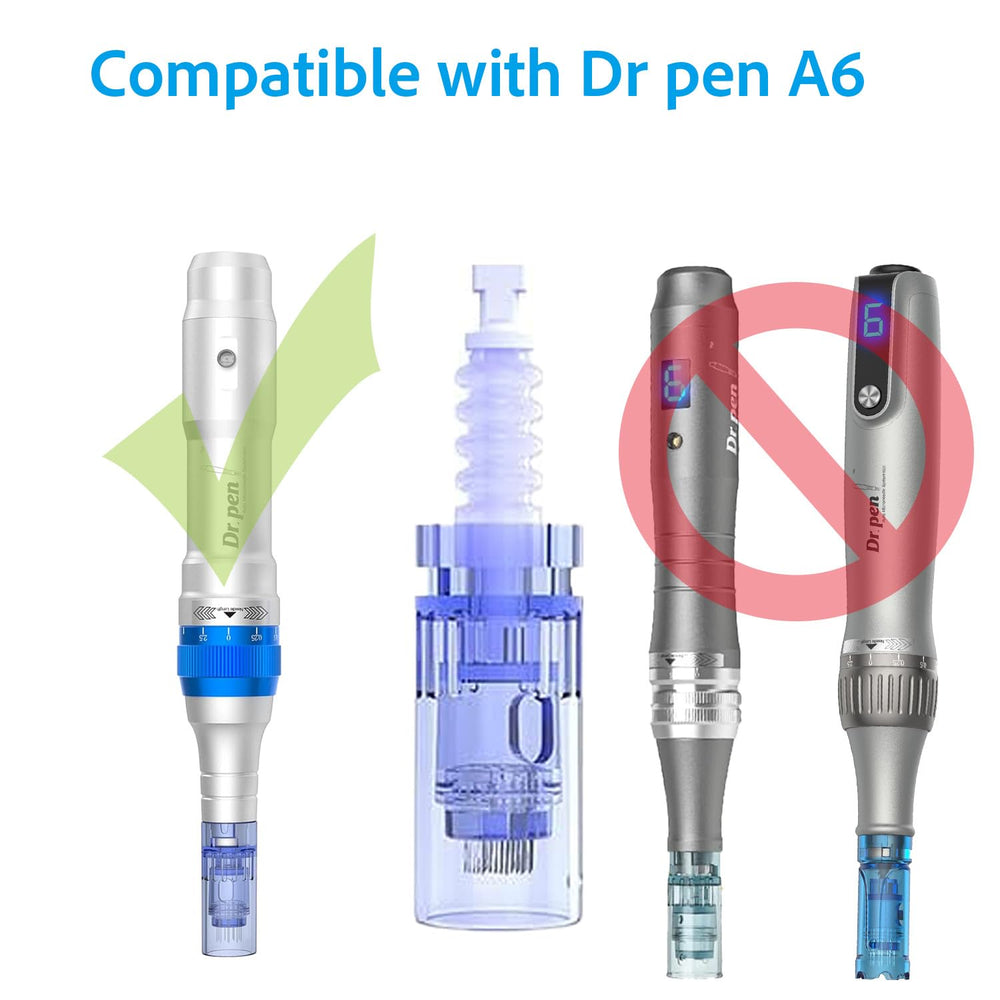 MPK ergonomic non-slip handle improves grip during at-home microneedling sessions.