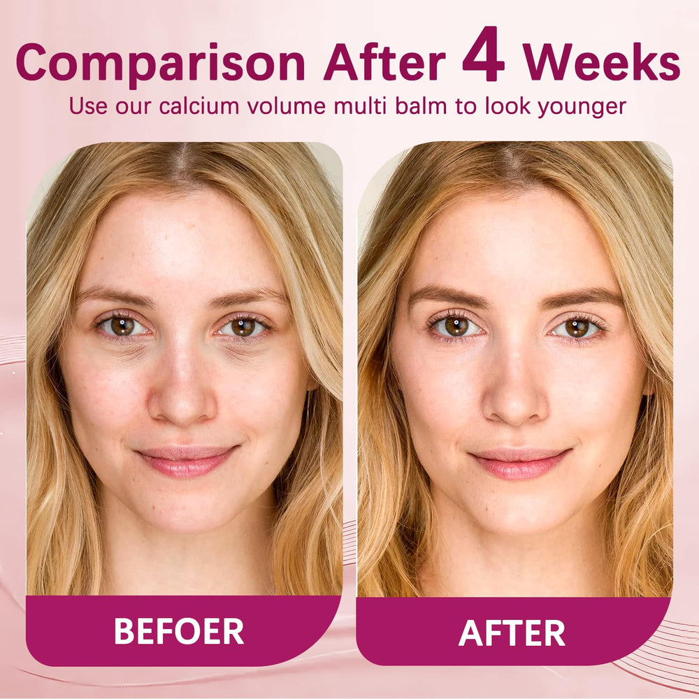 MQN Calcium Stick applied to the neck for lightweight moisture.