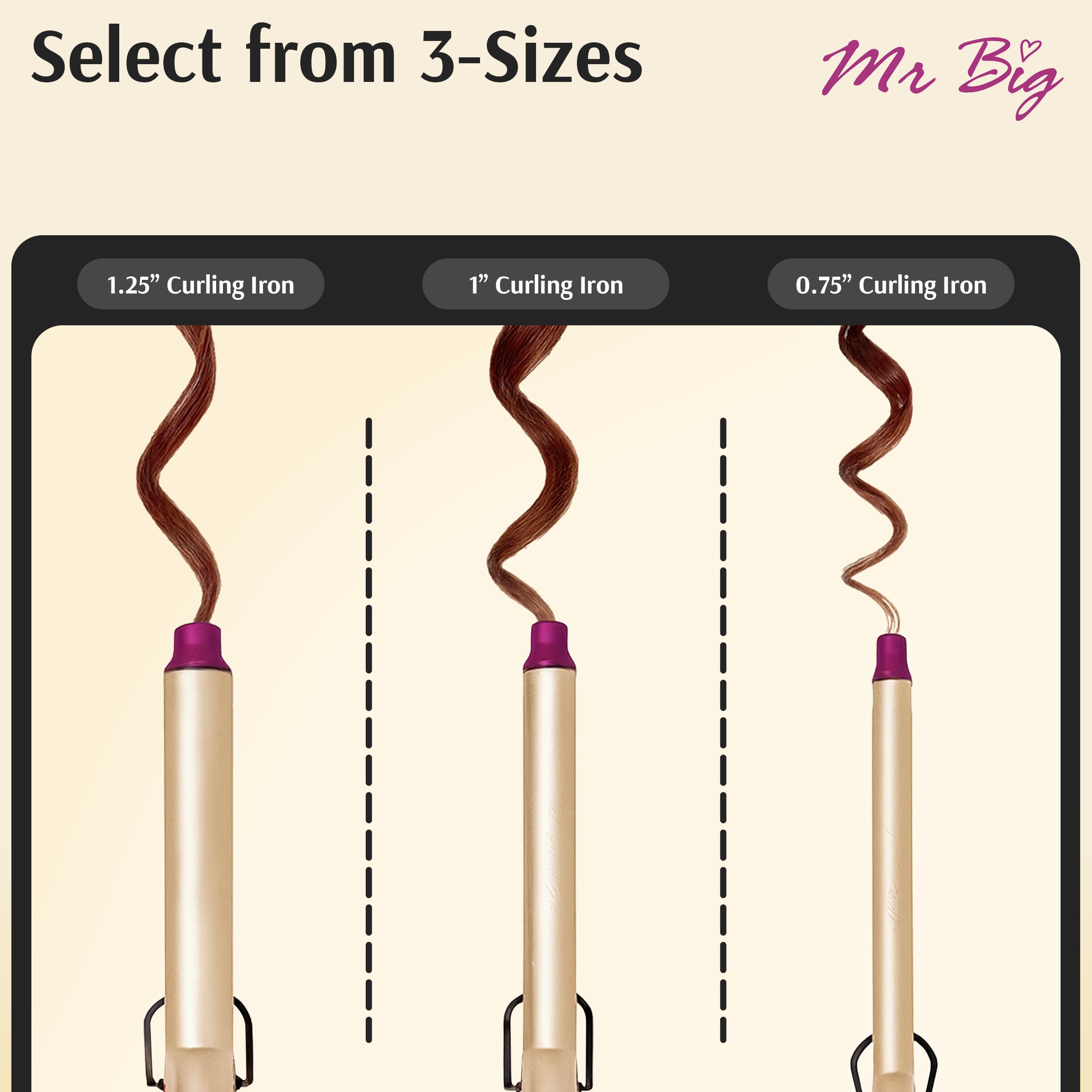 360-degree rotating cord reduces tangling during styling sessions.