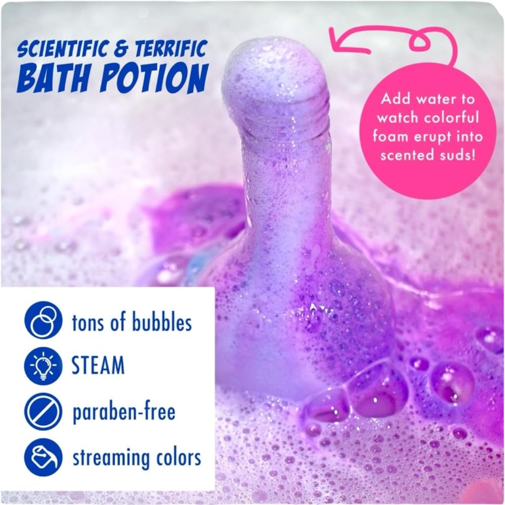 Mr Bubble Sweet Treats bath time play sparks imagination during tub routines.