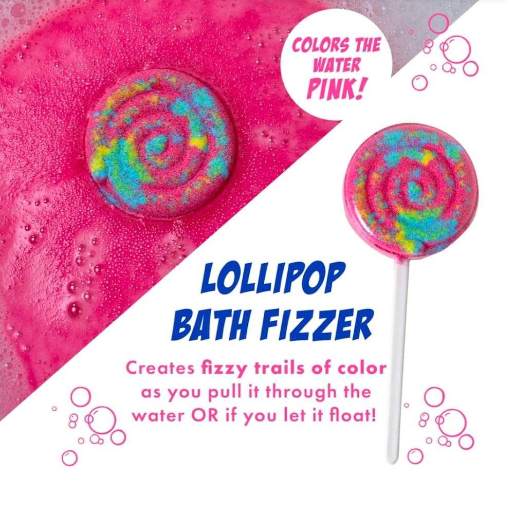 Mr Bubble Sweet Treats dissolving soap stickers add playful cleanup before bedtime.