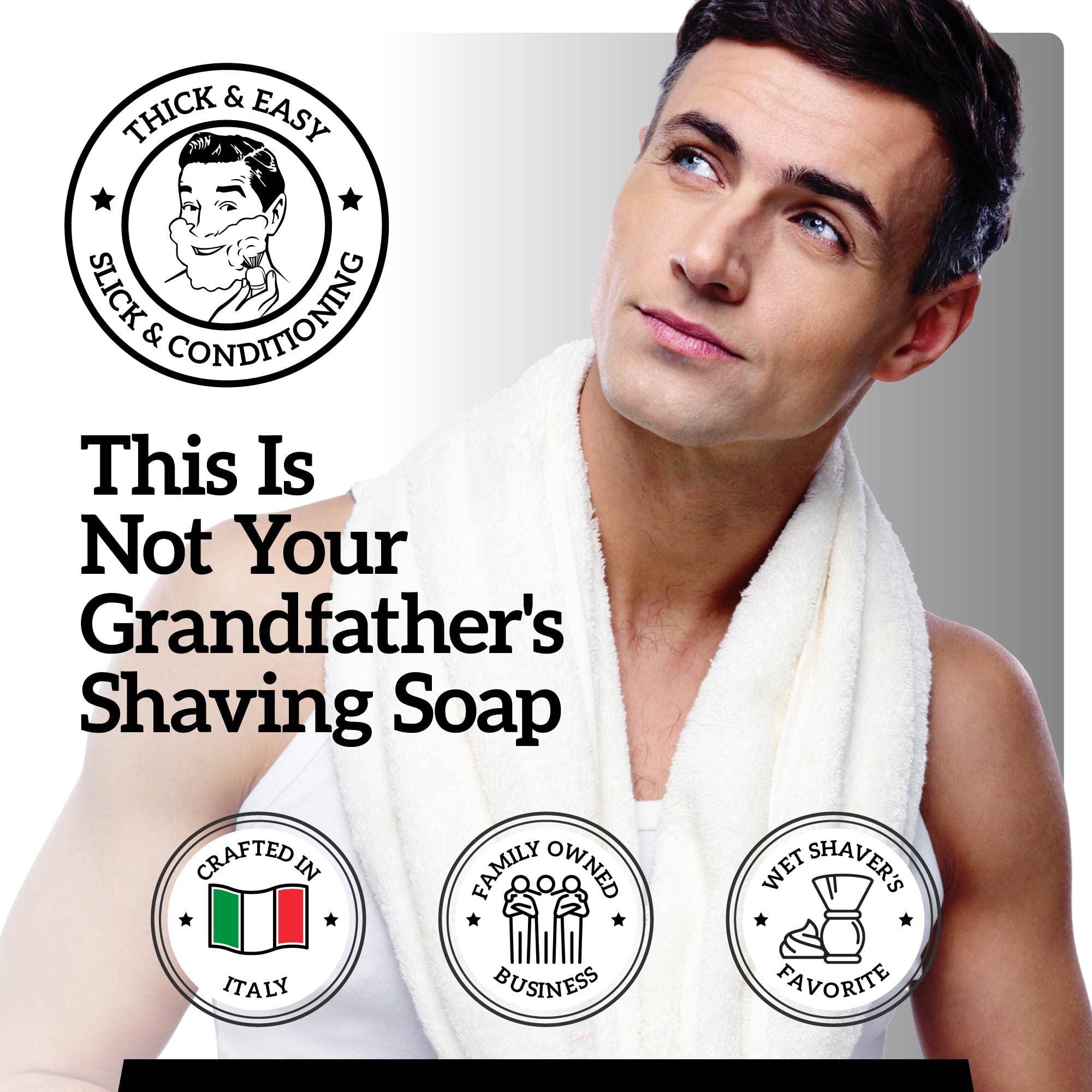 Label of Mr. Fine 21C soap showing no artificial colors