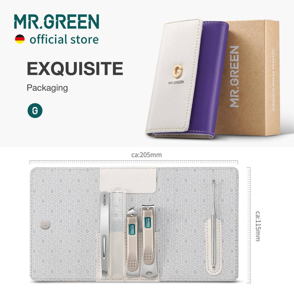 MR.GREEN colorful manicure set, a thoughtful gift for family or friends.