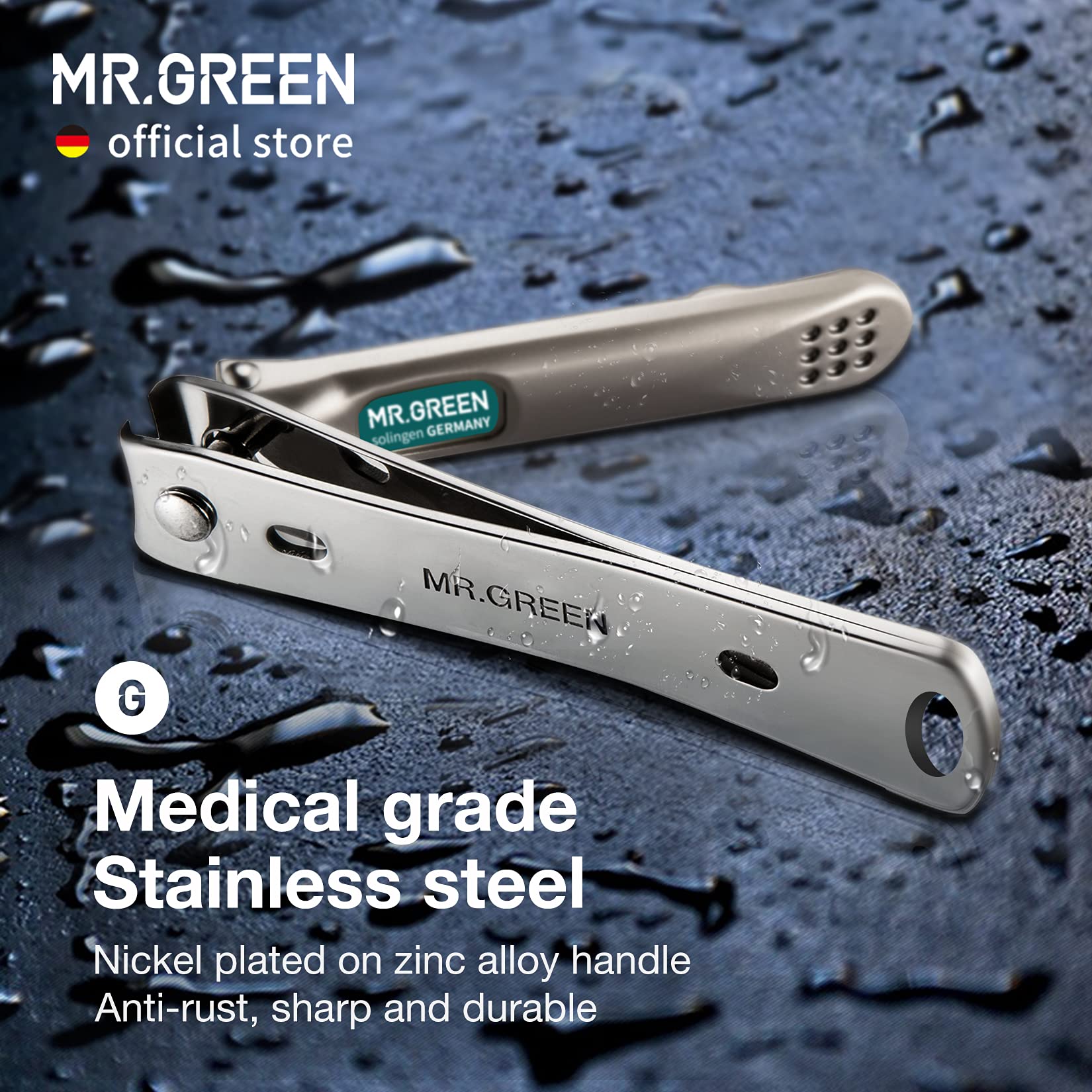MR.GREEN Nail Clippers Seiko sharpened edge for thick nails