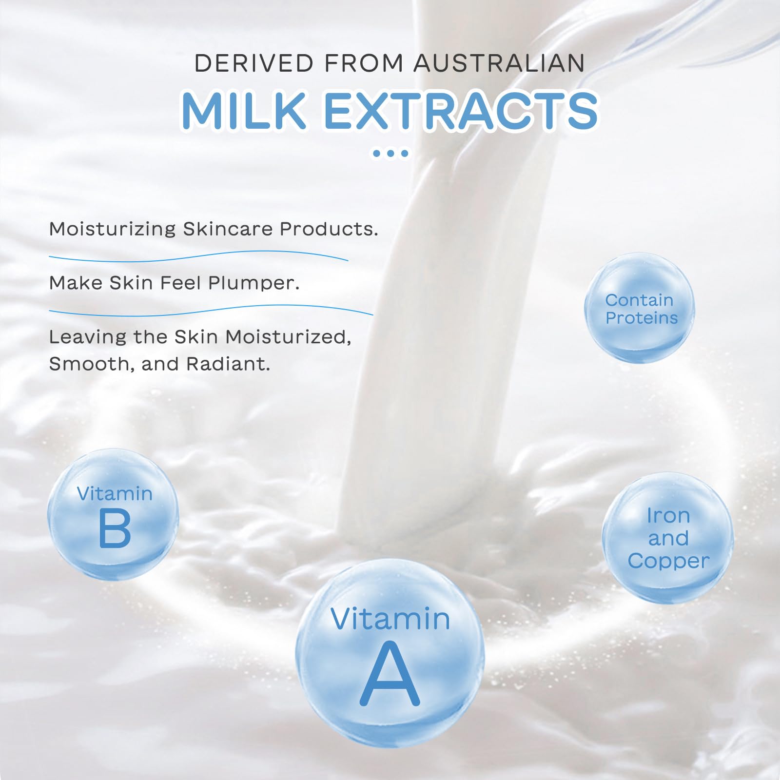 MrCuvaryas Milk Skincare Set serum dropper — lightweight nourishment for soft skin