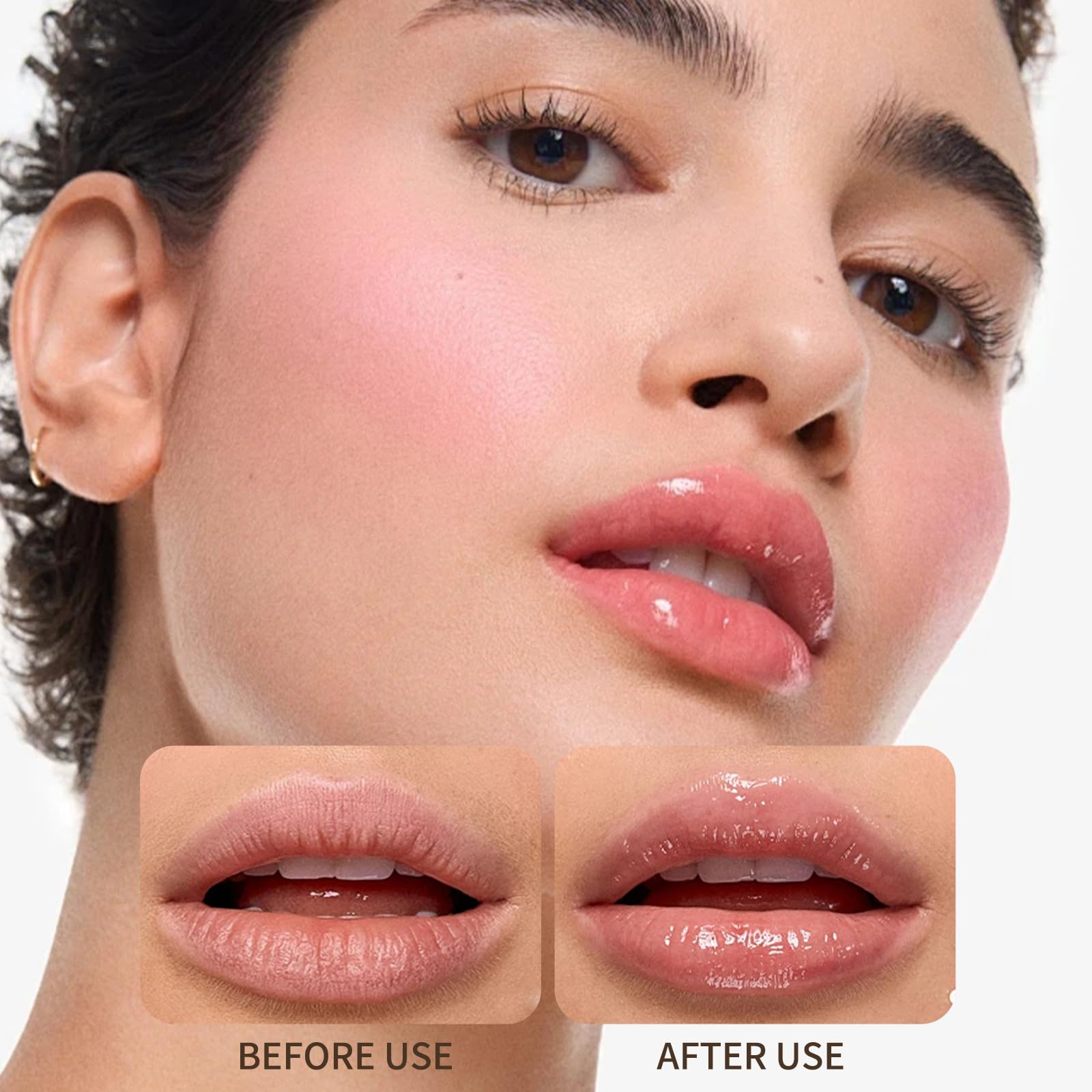 Mrettick packaging display emphasizes premium lip care set.