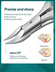 MR.GREEN stainless steel multifunction clipper designed for precision paronychia care.