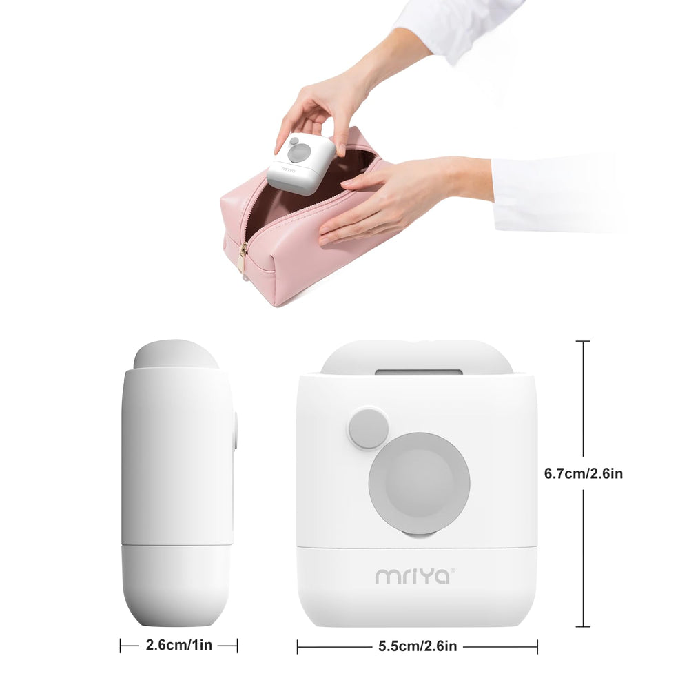 Mriya compact portable design fits into a handbag for travel.