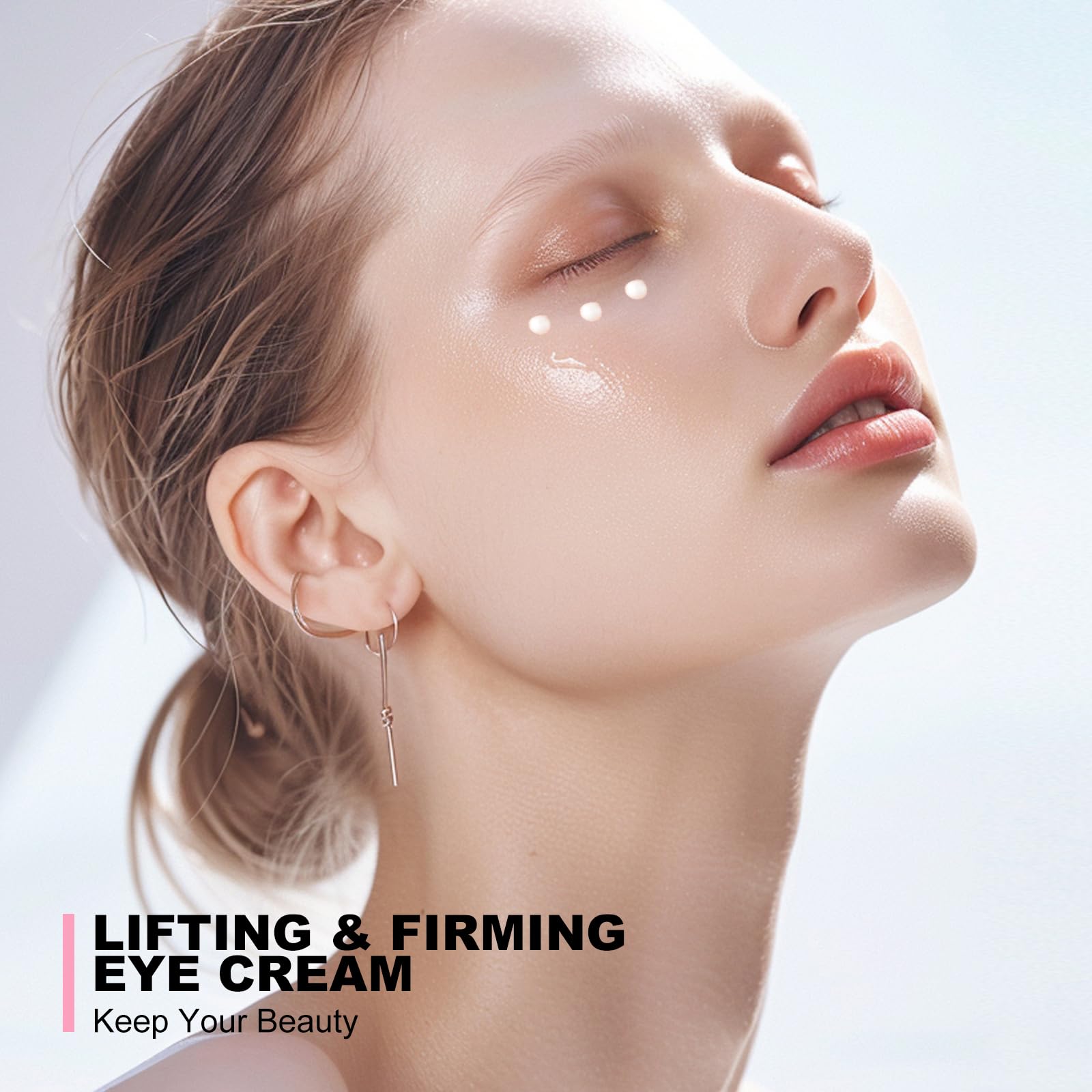 Mrlilei Beauty eye area close-up before and after use