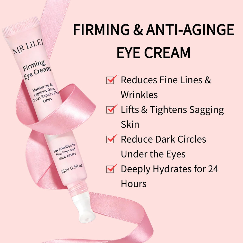 Mrlilei Beauty eye-area massage routine demonstrates gentle puffiness reduction