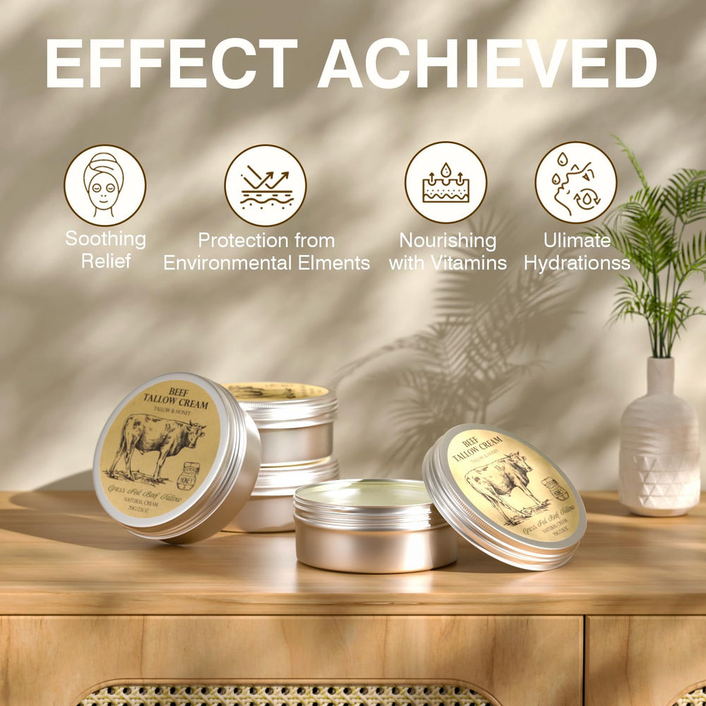 MROUVIK beef tallow body cream in use on arms