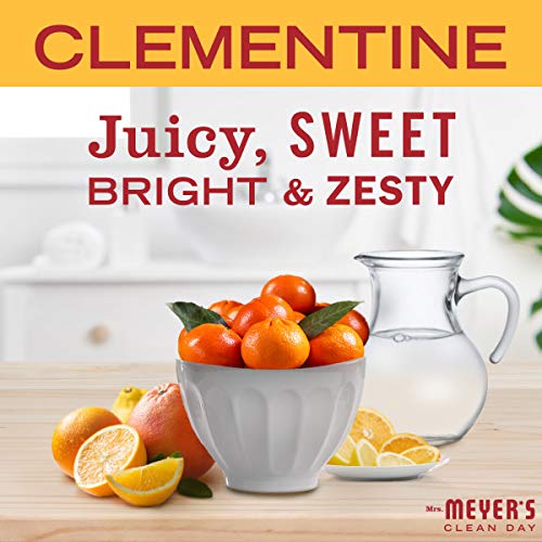 Mrs. Meyer's Clean Day ingredients spotlight with almond oil and shea butter.