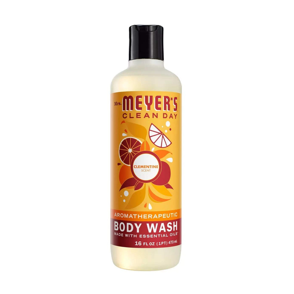 Mrs. Meyer's Clean Day Clementine bottle for a moisturizing, refreshing cleanse.