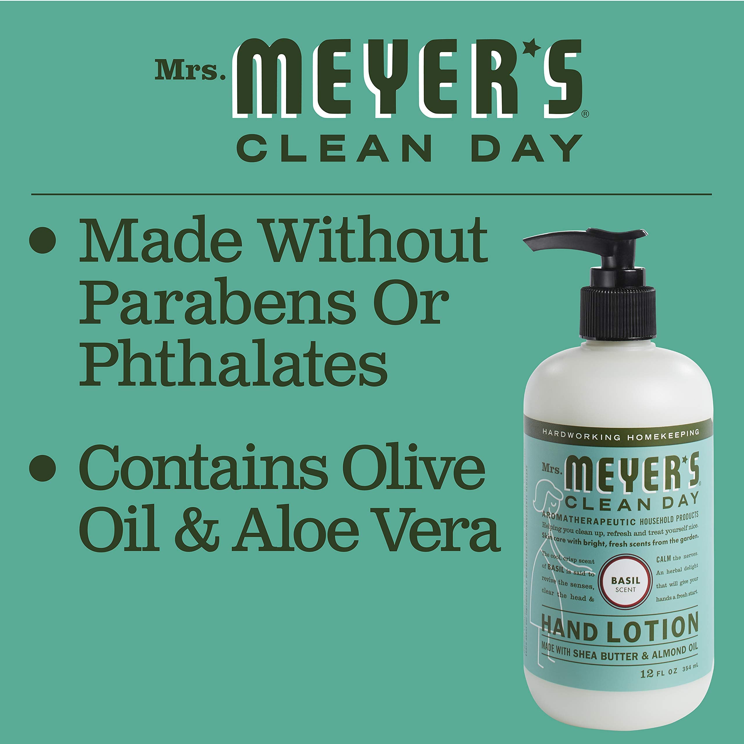 Lotion contains shea butter and almond oil for moisturized hands