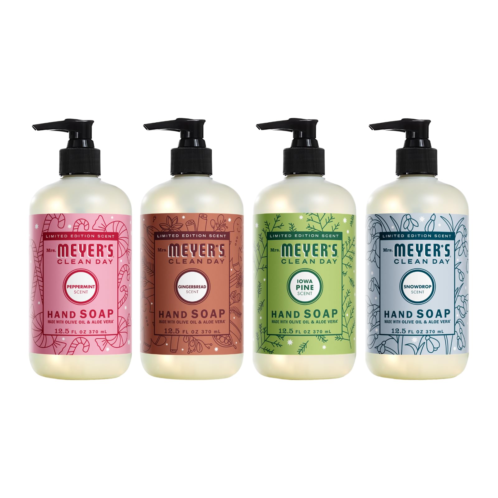 Mrs. MEYER'S Clean Day Acorn Spice bottle with autumn scent and gentle cleansing.