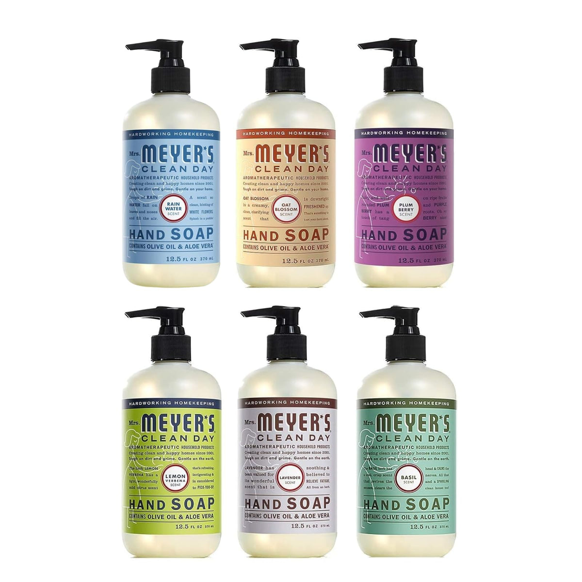 Mrs. Meyer's Clean Day Lavender hand soap bottle for a soothing scent during daily hand washing.