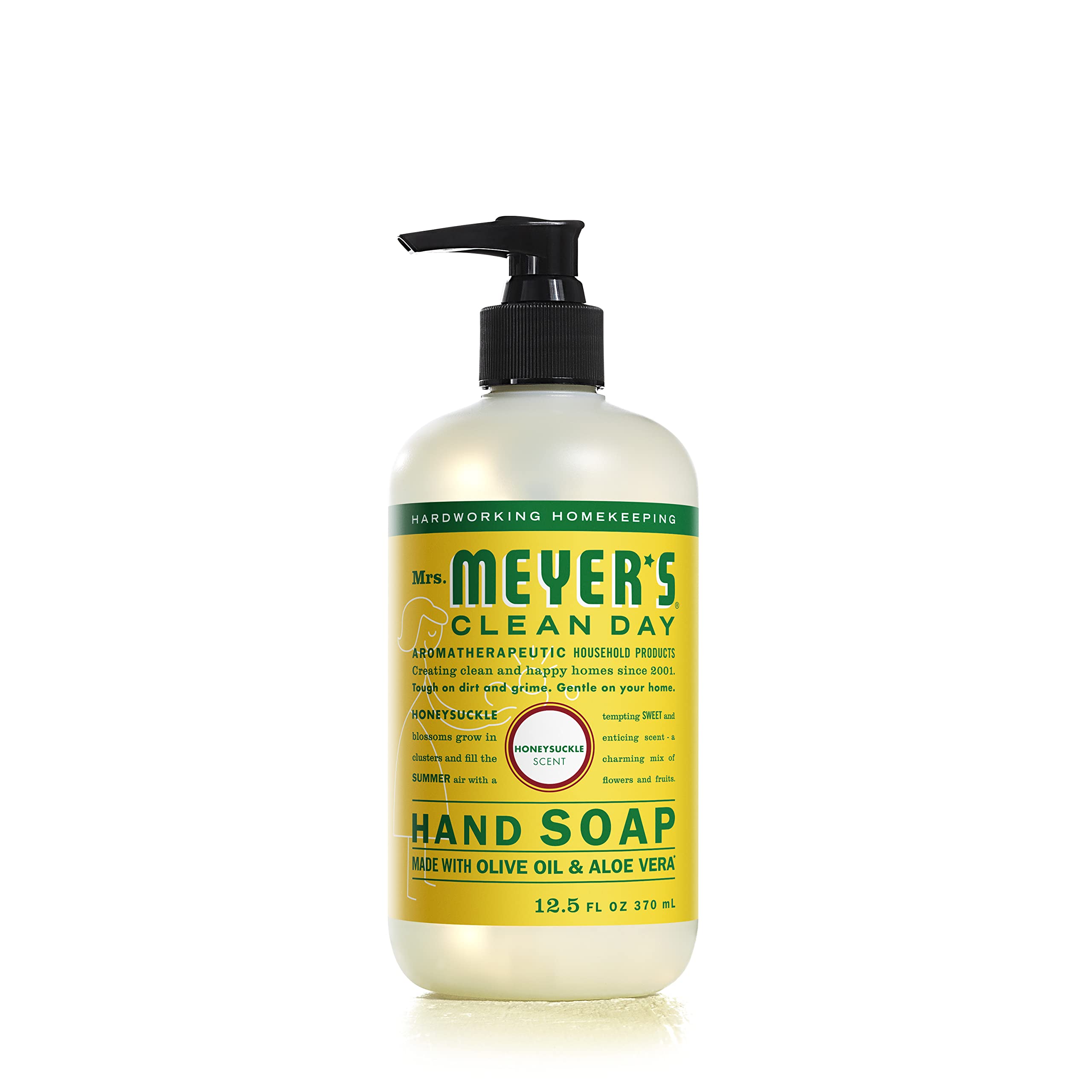 Gift-ready display of Mrs. Meyer's hand soap bundle appeals to gifting and home upgrades