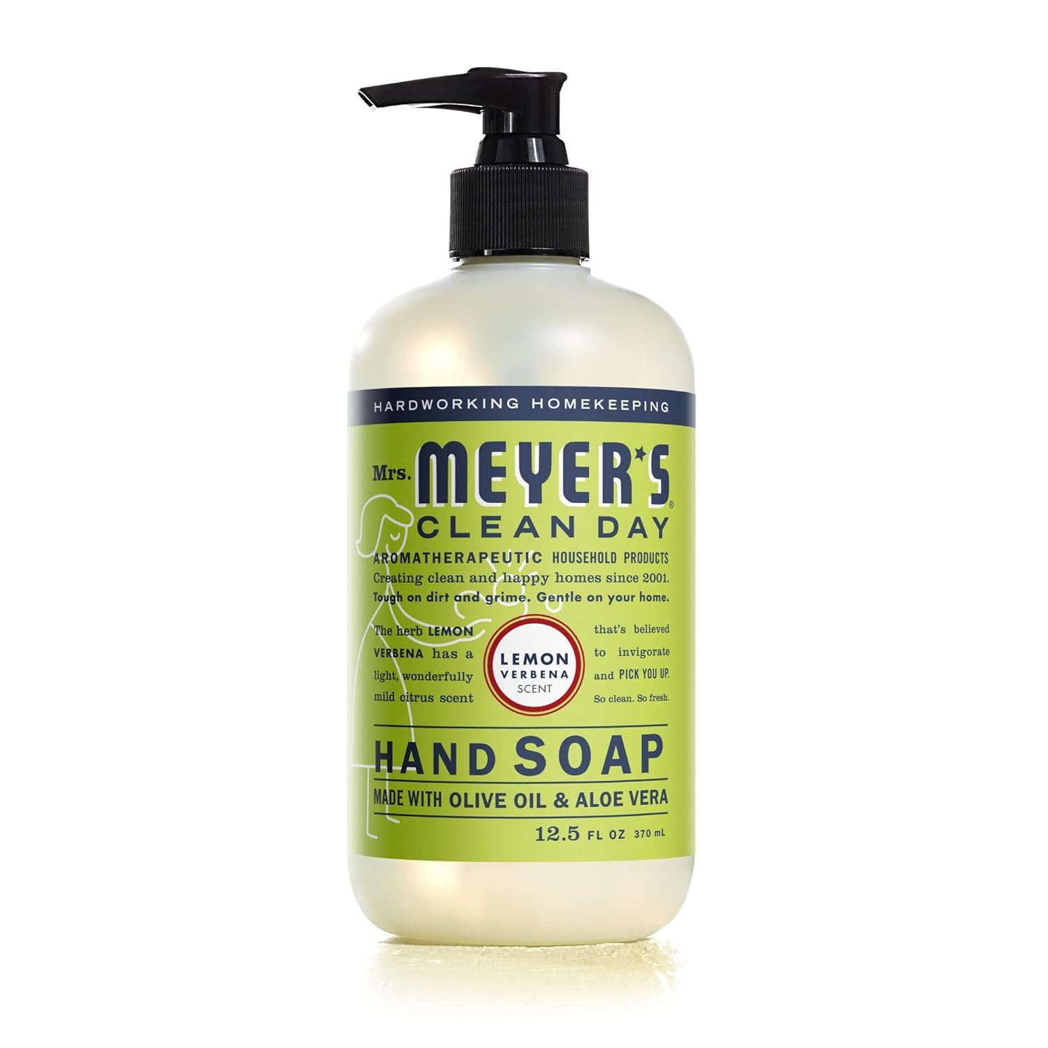 Creamy lather from Lemon Verbena soap providing gentle cleansing.