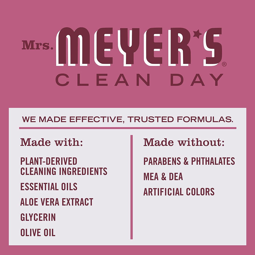 Mum hand soap foamy lather nourishes skin.