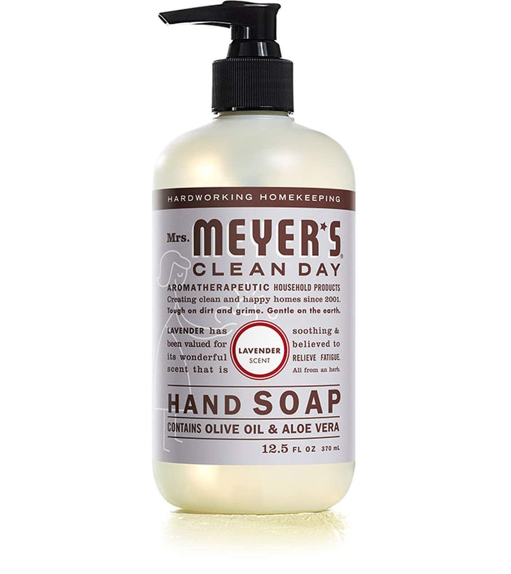Mrs. Meyer's refill 33-ounce bottle makes refills easy for ongoing cleanliness.