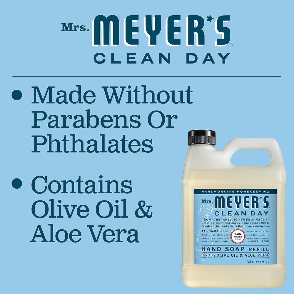 Rich lather demo of Mrs. Meyer's hand soap refill foam