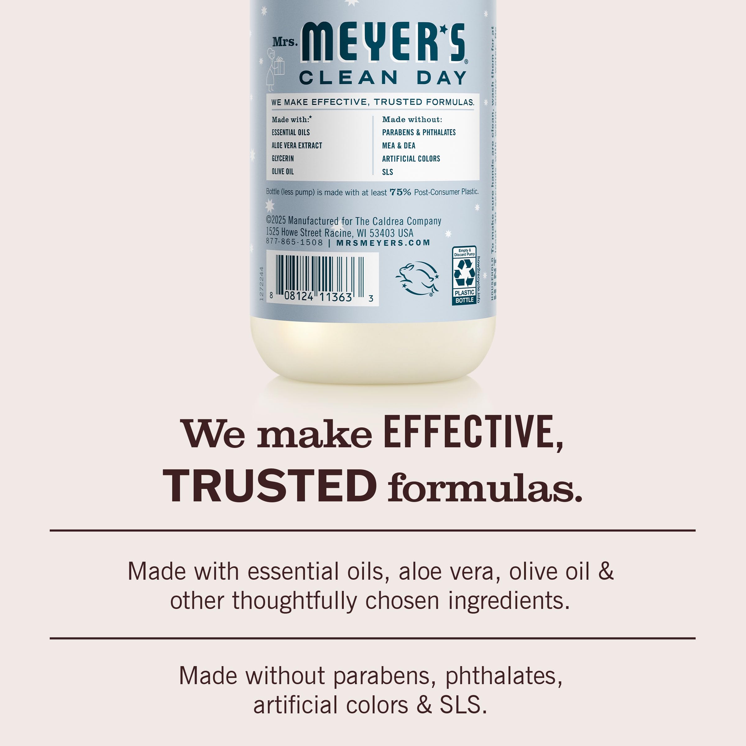 Holiday set packaging of Mrs. Meyer's Clean Day for display and gifting.