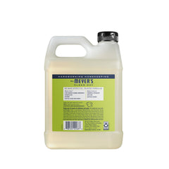 Mrs. Meyer's Lemon Verbena soap pours with smooth dispensing and refreshing aroma.