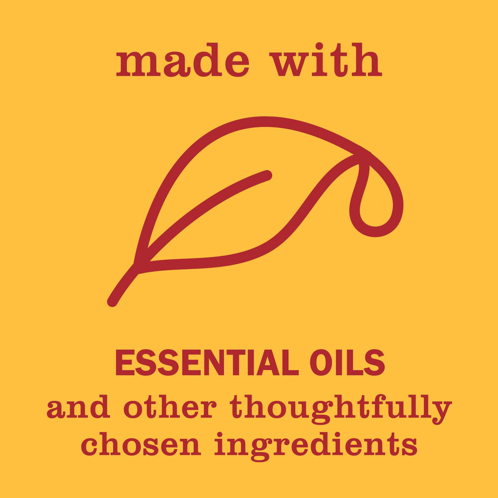 Cruelty-free badge on Mrs. Meyer's Clementine body wash packaging