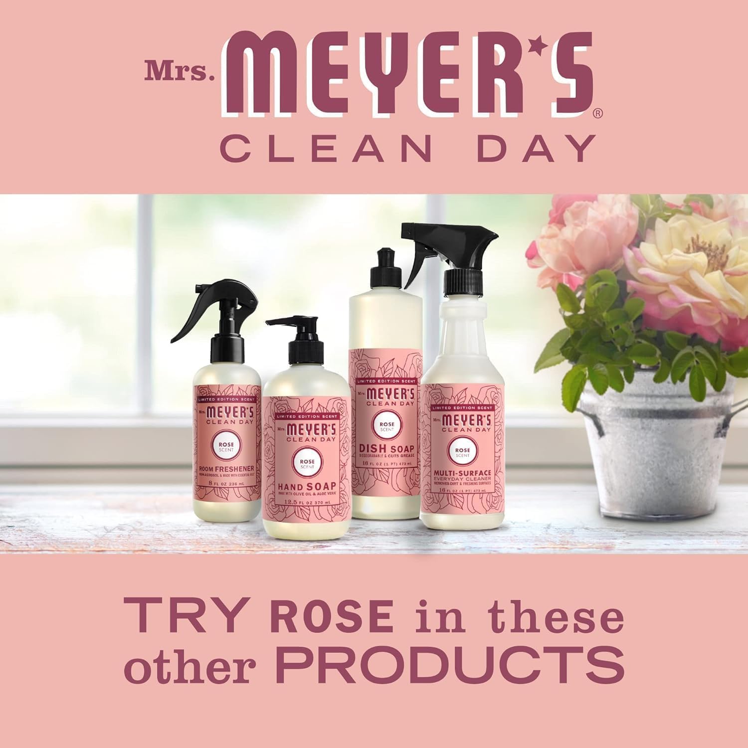 Mrs. Meyer's Clean Day Lavender scent bottle offering calming aroma while washing hands